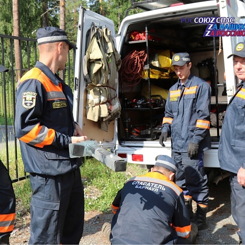 Спасатели АСФ города Барнаула 19 июля 2023 года приняли участие в очередных пожарно-тактических учениях